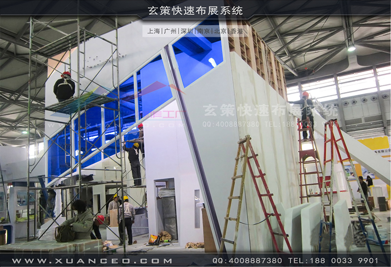 SEMICONChina半導(dǎo)體展展臺搭建-玄策展覽工廠05